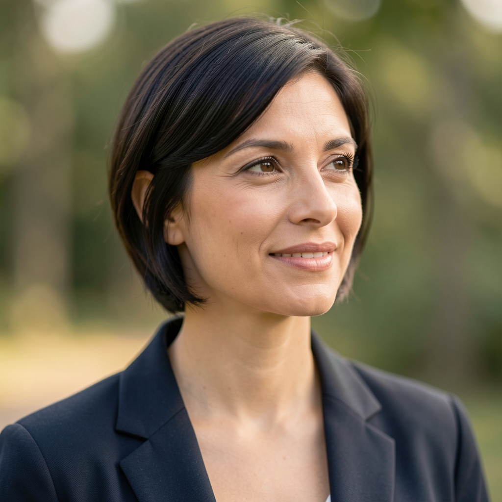 Editorial portrait of the author in soft natural light, professional composition